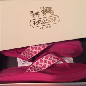 Coach “Jessalyn” Flip Flops